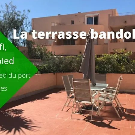La Terrasse Bandolaise A Pied, Wifi, Clim, Parking 아파트